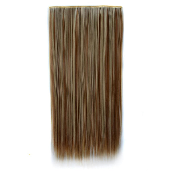 Long Straight Five Clip Wig Extension In Colour 613H27 Hair Extensions