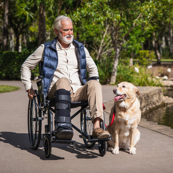 Equipmed Comfortline 24' 136Kg Capacity Xl Wide Quick Folding Wheelchair Dark Grey Hammertone Wheelchairs