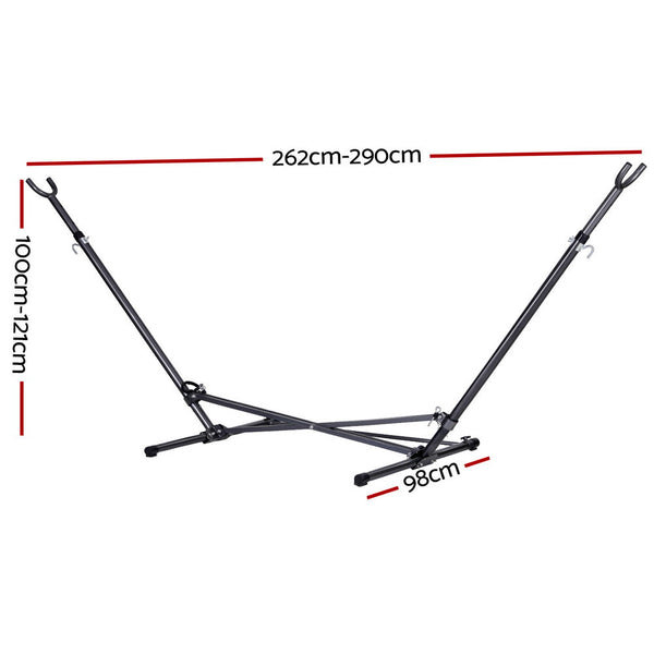 Gardeon Hammock Bed Stand Steel Frame Outdoor Indoor Hammocks