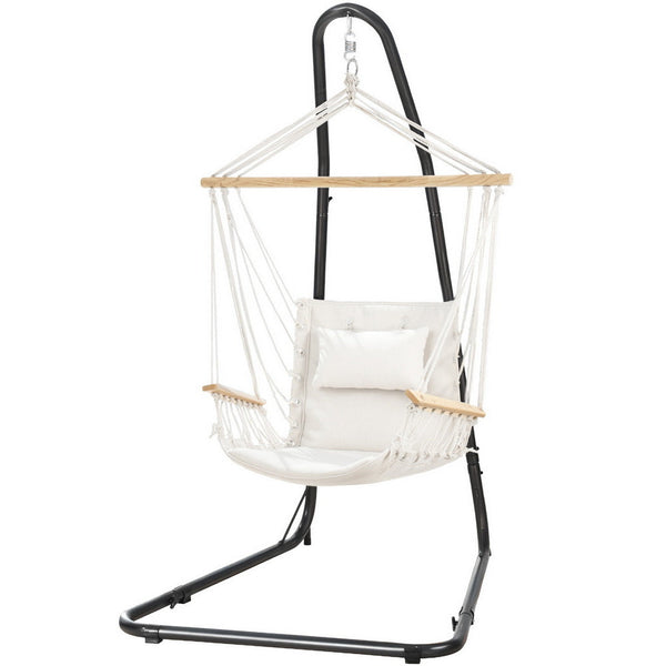 Gardeon Hammock Chair With Heavy Duty Steel Stand Hammocks