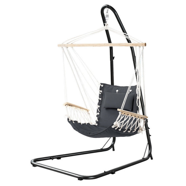 Gardeon Hammock Chair With Heavy Duty Steel Stand Hammocks