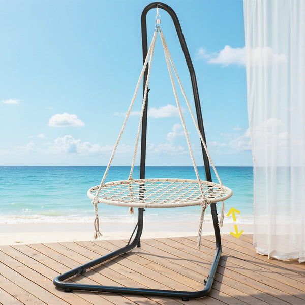 Gardeon Hammock Hanging Chair With Steel Stand Hammocks