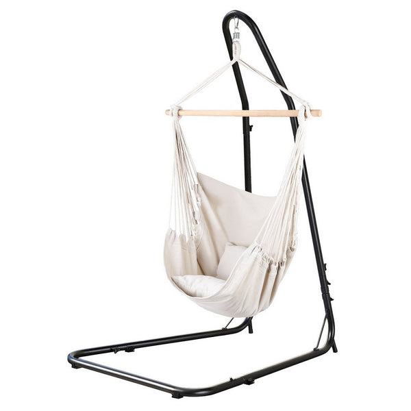 Gardeon Hammock Chair With Heavy Duty Steel Stand Hammocks