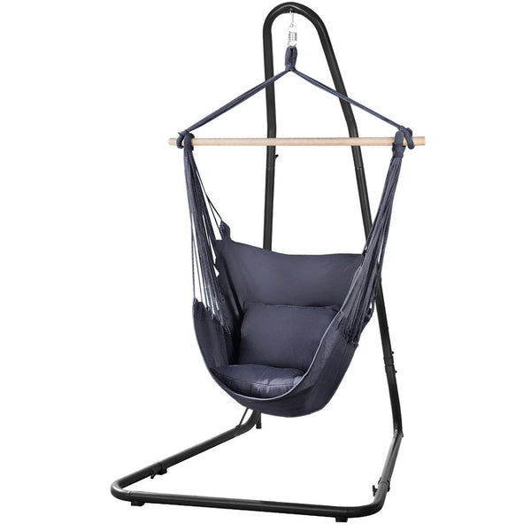 Gardeon Hammock Chair With Heavy Duty Steel Stand Hammocks
