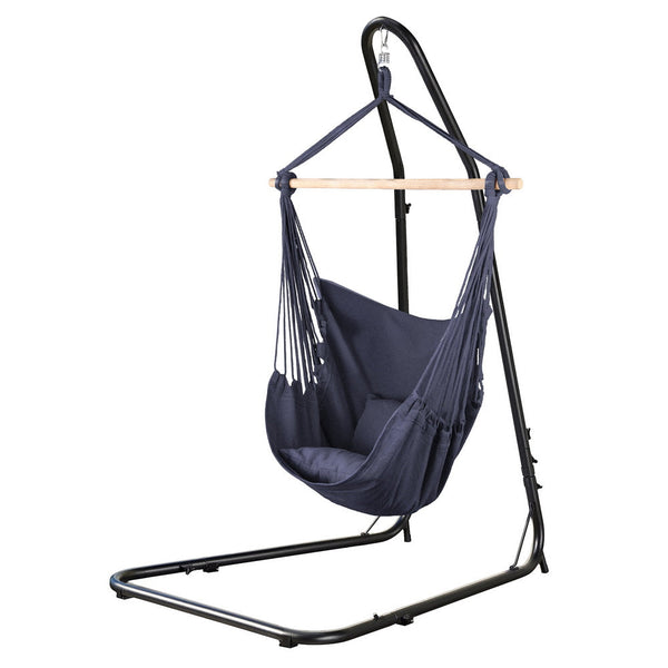 Gardeon Hammock Chair With Heavy Duty Steel Stand Hammocks