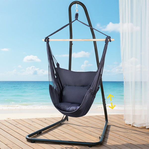 Gardeon Hammock Chair With Heavy Duty Steel Stand Hammocks