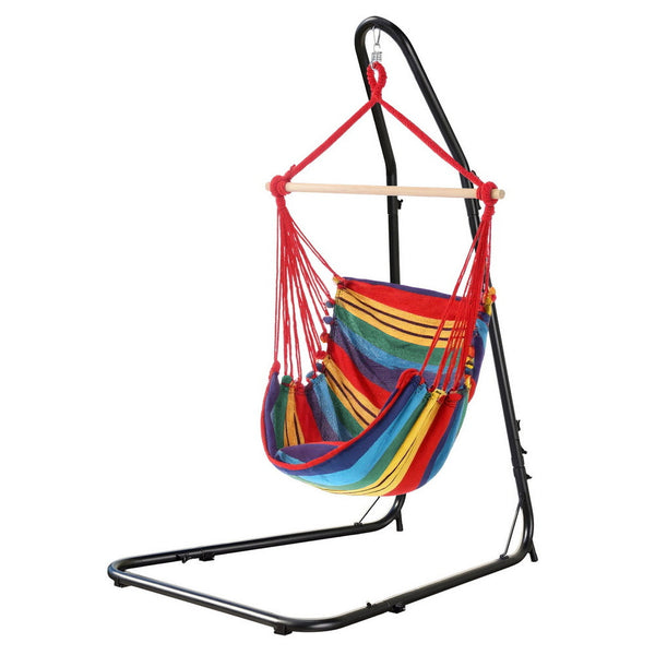 Gardeon Hammock Chair With Heavy Duty Steel Stand Hammocks