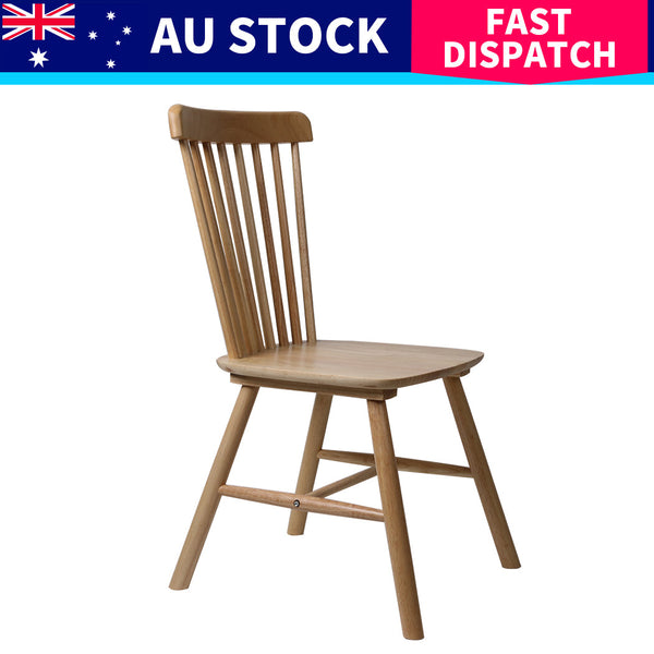 Levede 8X Kitchen Windor Oak Dining Chairs