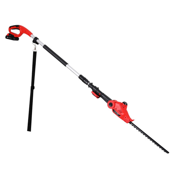 Giantz Cordless Pole Hedge Trimmer Garden Pruner Electric Cutter Hedge Trimmers