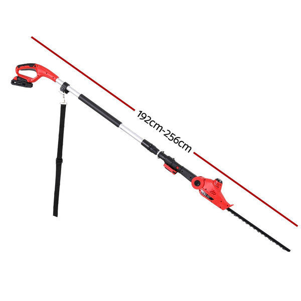 Giantz Cordless Pole Hedge Trimmer Garden Pruner Electric Cutter Hedge Trimmers