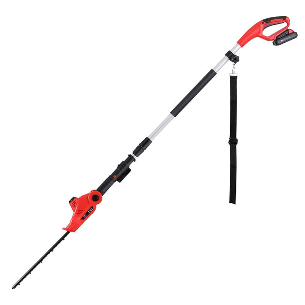 Giantz Cordless Pole Hedge Trimmer Garden Pruner Electric Cutter Hedge Trimmers
