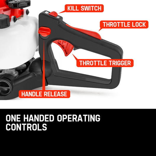 Baumr Ag 26Cc Petrol Hedge Trimmer 2 Stroke Clipper Saw Precision 24 Blade Placeholder
