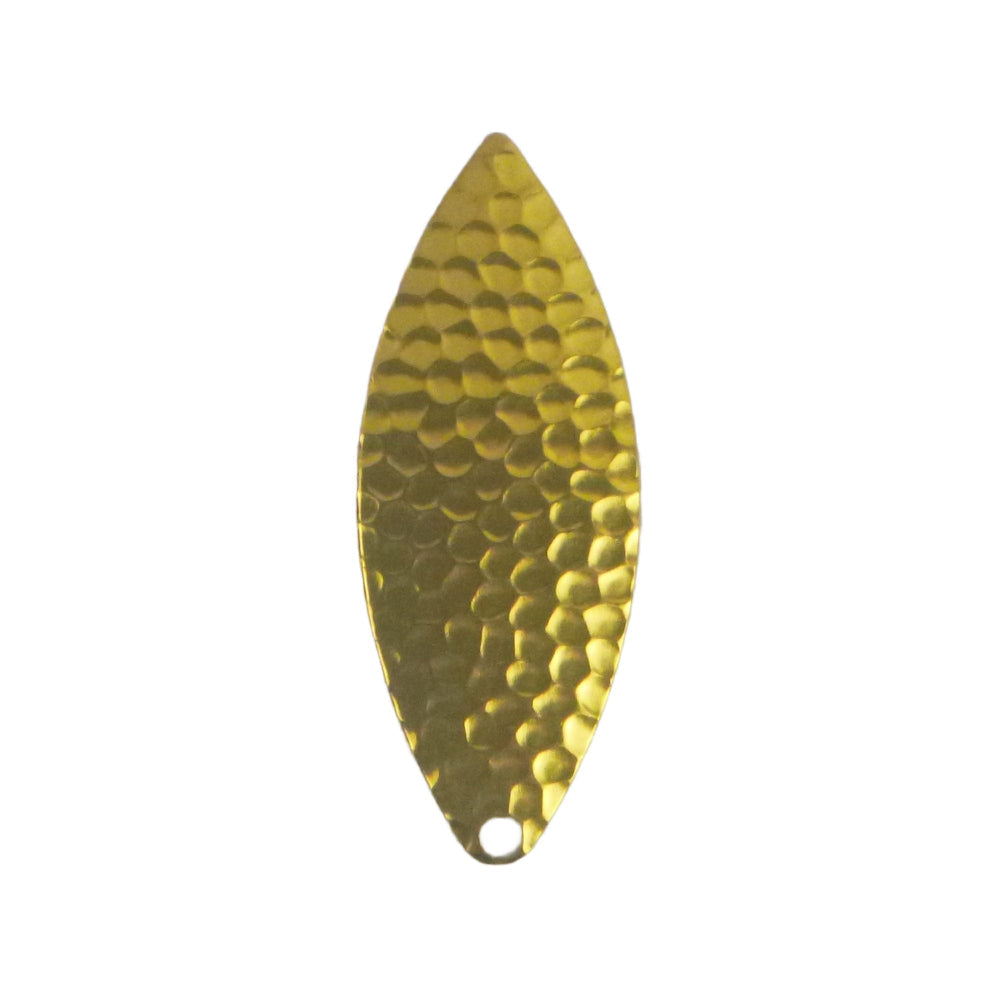 Artizan Hammered Willow Blade Brass 57Mml X 17Mmw Qty Other Terminal Tackle
