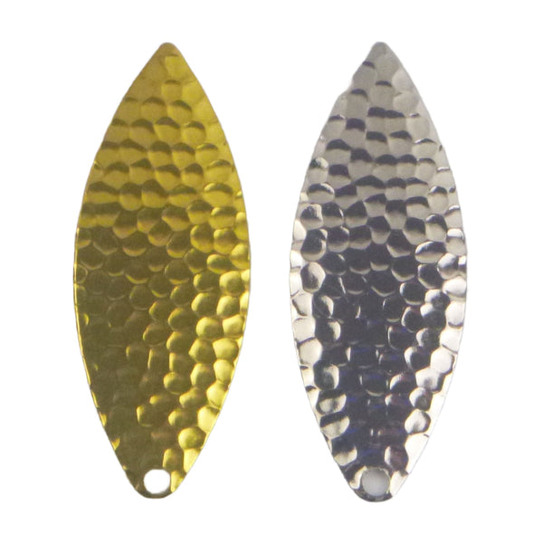 Artizan Hammered Willow Blade Brass 57Mml X 17Mmw Qty Other Terminal Tackle