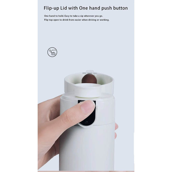 Smart Water Bottle With Temperature Display Vacuum Usb Charging Thermos 12H Hot Cup 320Ml Drinking Reminder Insulate Water Bottles & Vacuum Flasks