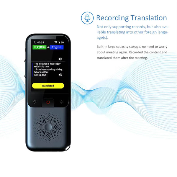 T11 138 Language Intelligent Translator 2025 Portable Speech Offline Real Time Ai Electronic Translators