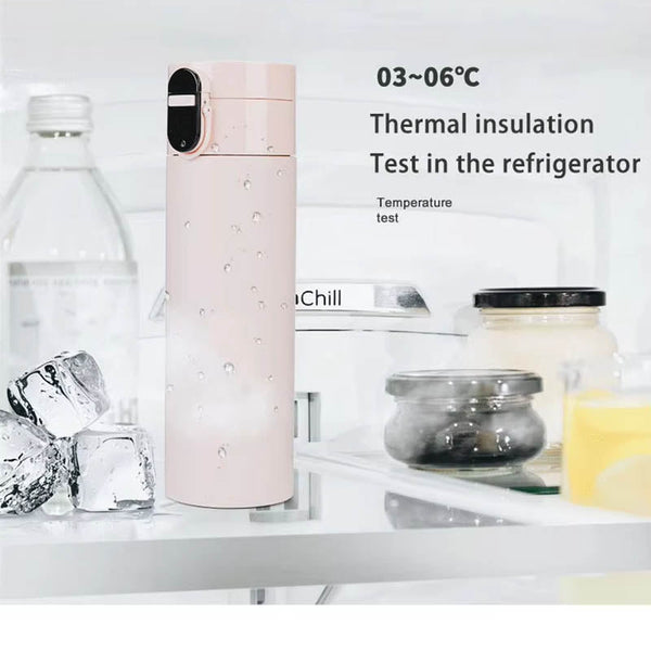 Smart Water Bottle With Temperature Display Vacuum Usb Charging Thermos 12H Hot Cup 320Ml Drinking Reminder Insulate Water Bottles & Vacuum Flasks