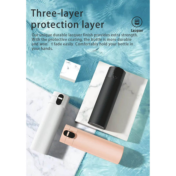 Smart Water Bottle With Temperature Display Vacuum Usb Charging Thermos 12H Hot Cup 320Ml Drinking Reminder Insulate Water Bottles & Vacuum Flasks