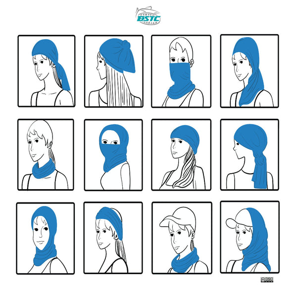 Bstc Head Socks Light Blue Hats & Headwear