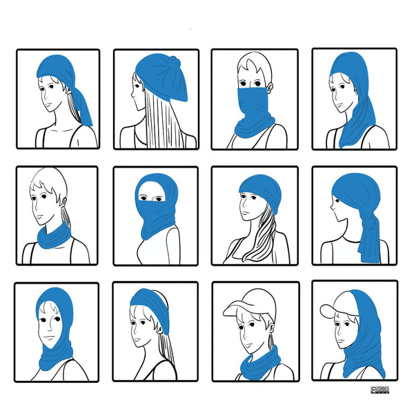 Bstc Head Socks Aqua Hats & Headwear