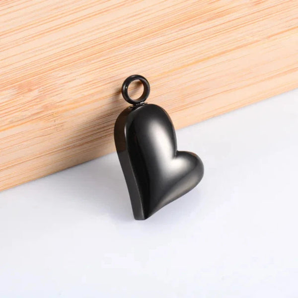Veile Studios Heart Keepsake Stainless Steel Urn Necklace Pendant For Pet Ashes And Accessories Necklaces & Pendants