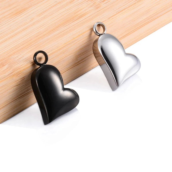 Veile Studios Heart Keepsake Stainless Steel Urn Necklace Pendant For Pet Ashes And Accessories Necklaces & Pendants