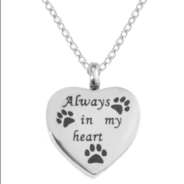 Veile Studios Heart Shaped Urn Necklace For Ashes Stainless Steel Jewelry Keepsake Gift Necklaces & Pendants