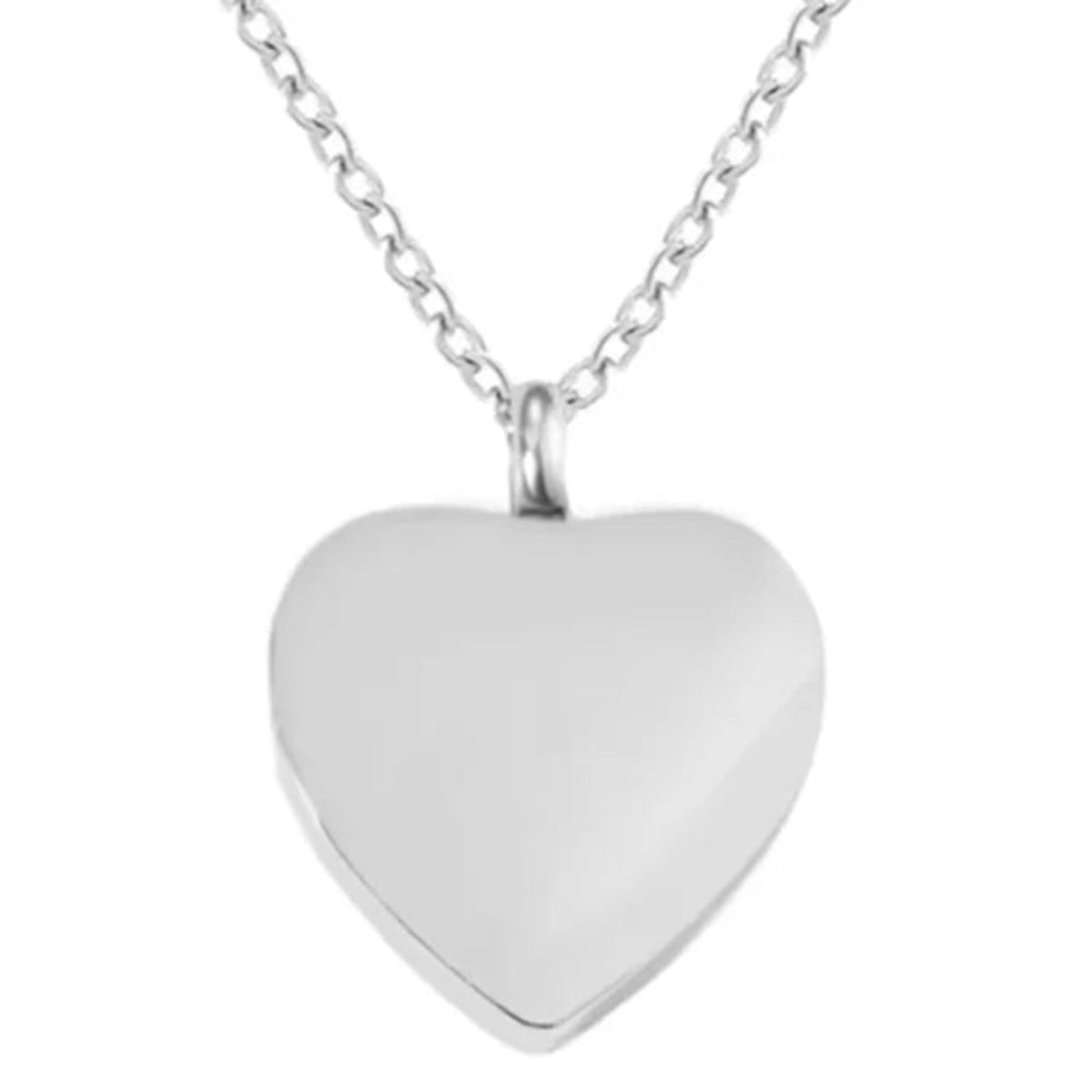 Veile Studios Heart Shaped Urn Necklace For Ashes Stainless Steel Jewelry Keepsake Gift Necklaces & Pendants