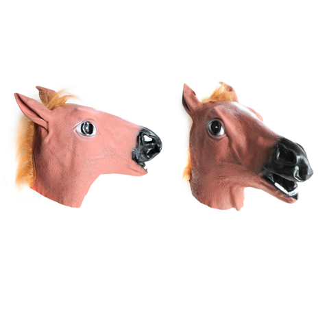 Br Costumes Horse Head Face Mask Halloween Latex Rubber Party Masks