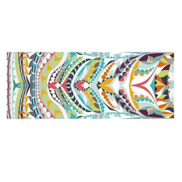 Hot Yoga Mat Towel Printed Non Slip Fitness Workout Cover For Pilates Gym Mats & Non Slip Towels