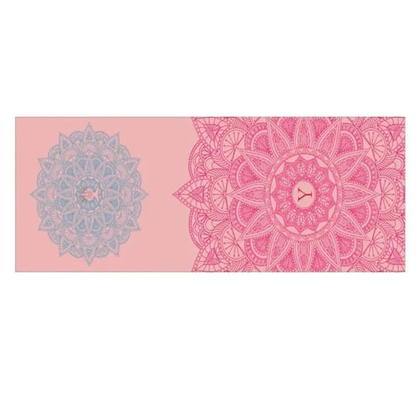 Hot Yoga Mat Towel Printed Non Slip Fitness Workout Cover For Pilates Gym Mats & Non Slip Towels