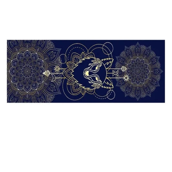 Hot Yoga Mat Towel Printed Non Slip Fitness Workout Cover For Pilates Gym Mats & Non Slip Towels