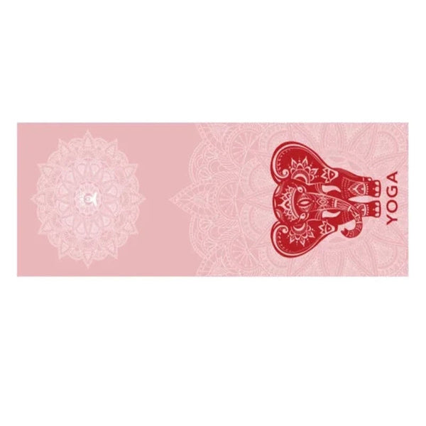 Hot Yoga Mat Towel Printed Non Slip Fitness Workout Cover For Pilates Gym Mats & Non Slip Towels