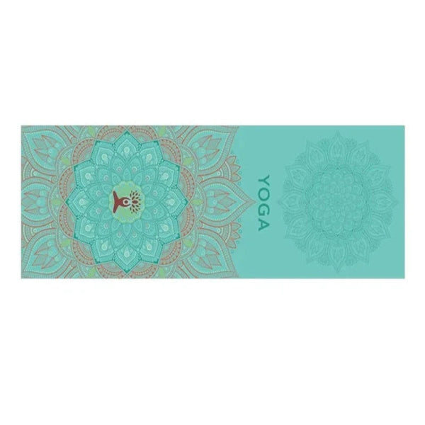 Hot Yoga Mat Towel Printed Non Slip Fitness Workout Cover For Pilates Gym Mats & Non Slip Towels