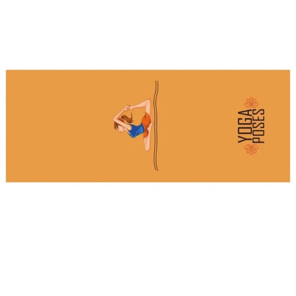 Hot Yoga Mat Towel Printed Non Slip Fitness Workout Cover For Pilates Gym Mats & Non Slip Towels