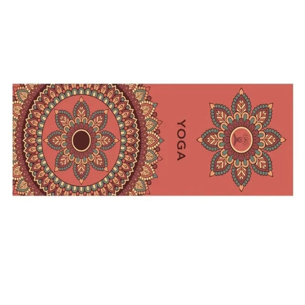 Hot Yoga Mat Towel Printed Non Slip Fitness Workout Cover For Pilates Gym Mats & Non Slip Towels