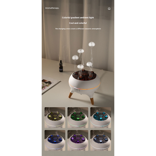 Household Intelligent Jellyfish Ultrasonic Air Humidifier Aroma Diffuser Remote Control Humidifiers