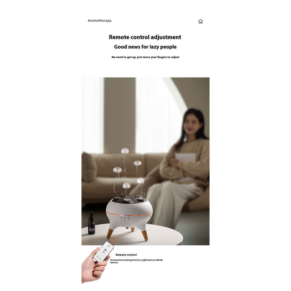 Household Intelligent Jellyfish Ultrasonic Air Humidifier Aroma Diffuser Remote Control Humidifiers