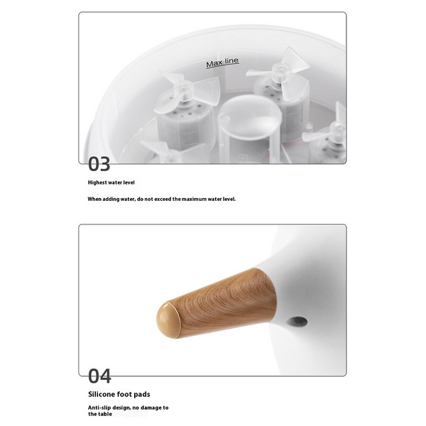 Household Intelligent Jellyfish Ultrasonic Air Humidifier Aroma Diffuser Remote Control Humidifiers