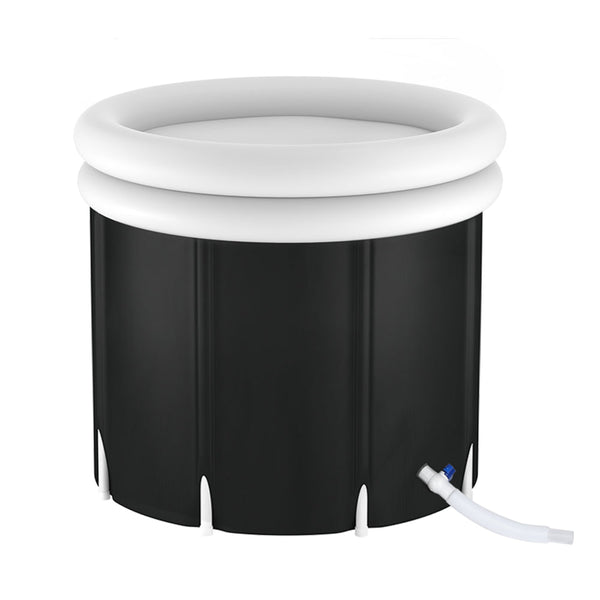 Weisshorn Ice Bath Tub 70X80cm Inflatable Folding Bathtub Spa Massage Baths