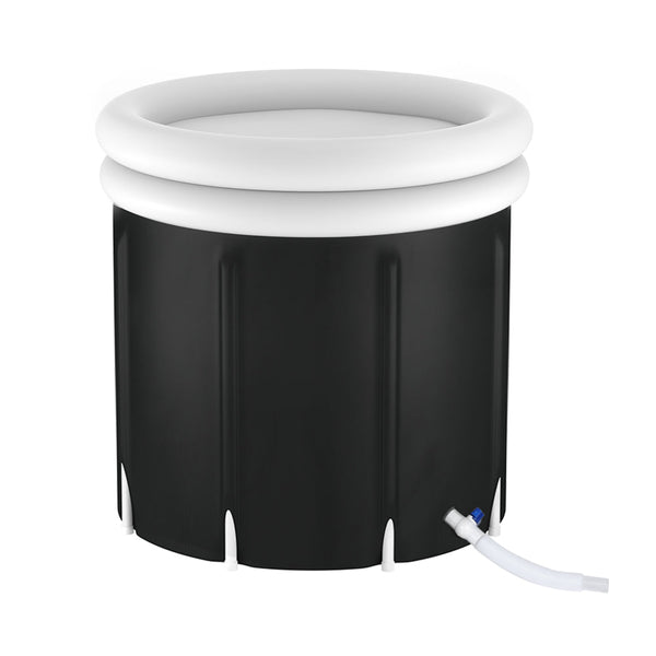 Weisshorn Ice Bath Tub 80X80cm Inflatable Folding Bathtub Spa Massage Baths