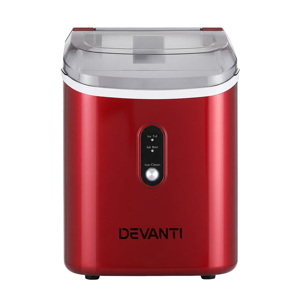 Devanti Ice Maker Machine 15Kg Nugget Chewable Ice Cube Countertop Ice Makers
