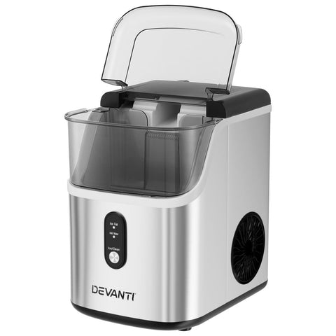 Devanti Ice Maker Machine 15Kg Nugget Cube Countertop Ice Makers