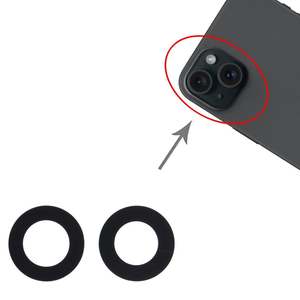 2 In 1 Iphone 15 Plus Back Camera Lens Other Mobile Accessories