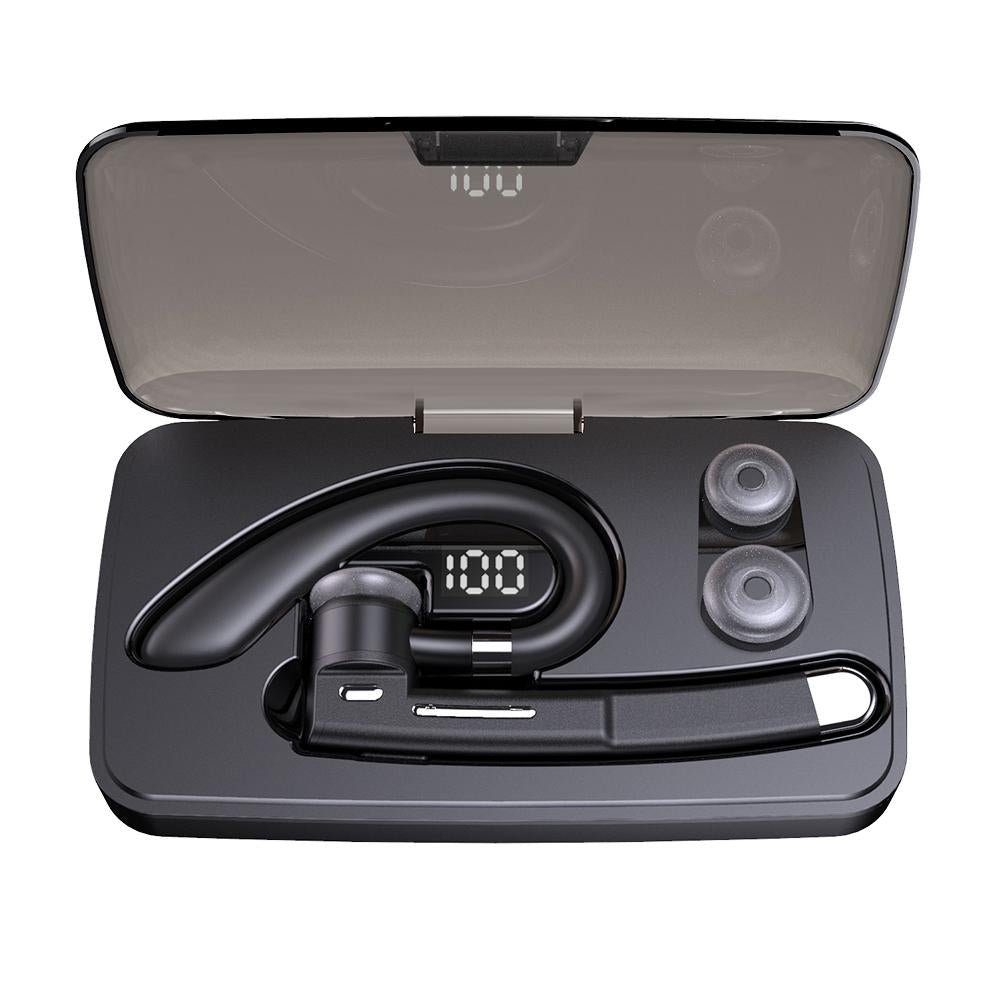 Rotatable Bluetooth Earphone With Charging Box & Digital Display Earbuds