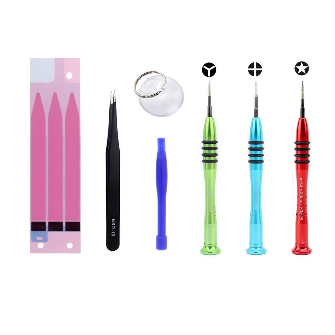 Seven Piece Mobile Phone Battery Repair Tool Set For Iphone 7 Plus Mobile Phone Parts