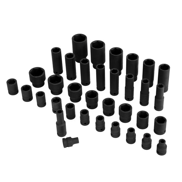 Giantz 35Pcs 1/2" Drive Impact Socket Set Metric 8 32Mm With Case Sockets & Socket Sets