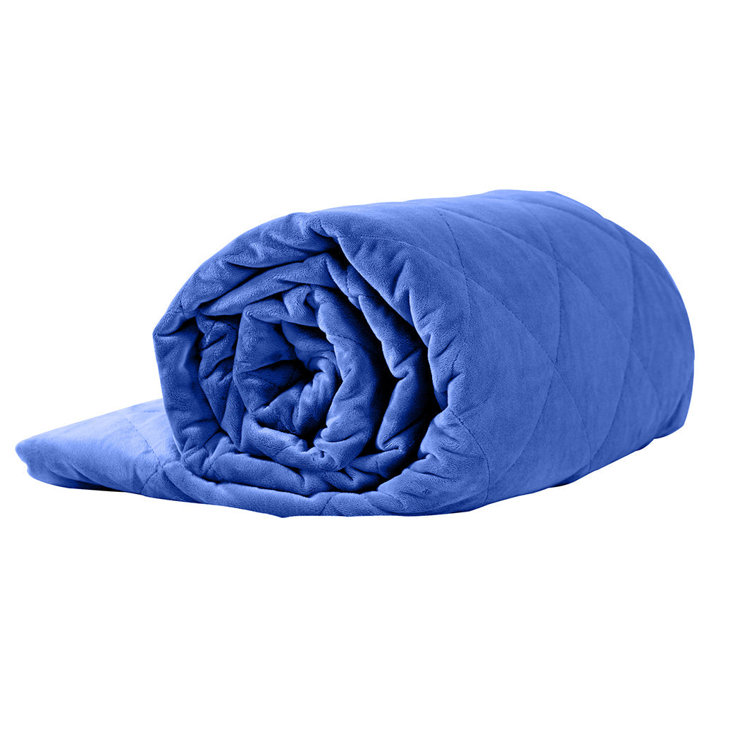 Dreamz Weighted Blanket Heavy Gravity Blue 9Kgs Weighted Blankets