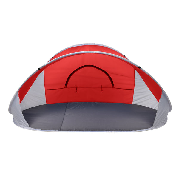 Mountview Pop Up Tent Camping Beach Red Pop Up Beach Tents