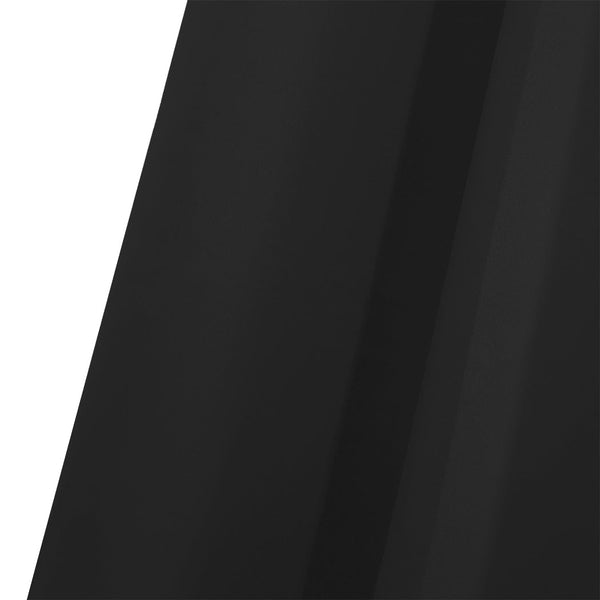 2X Blockout Curtains Panels 3 Layers Black 240 230Cm Curtains & Drapes